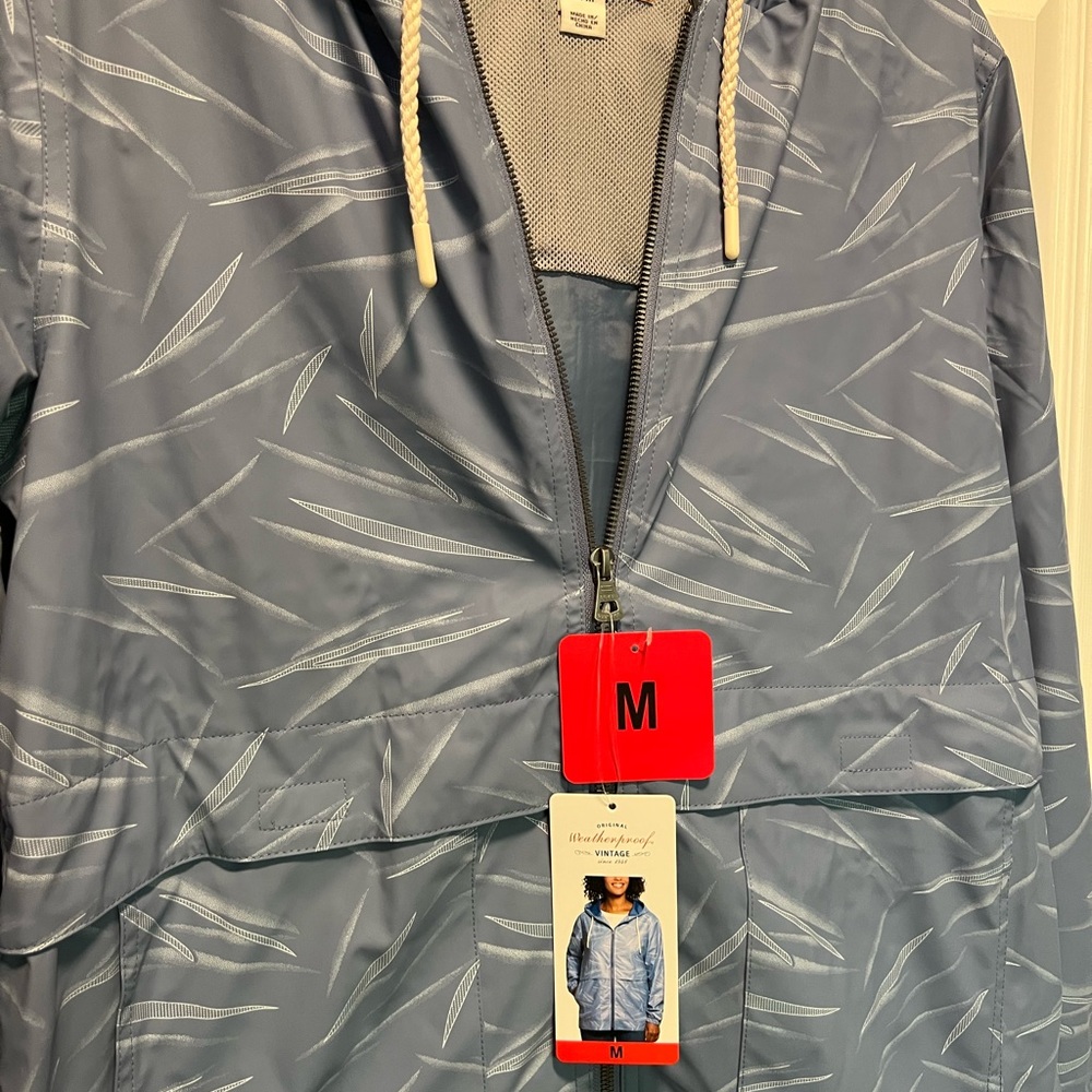 NWT Weatherproof Vintage Blue Pattern Jacket - Picture 6 of 11